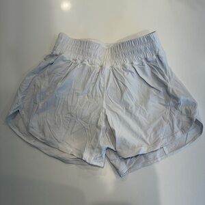 lululemon athletica White Running Short, 3” size 6